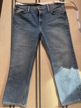 B Sides Classic Straight Leg Cropped Jeans